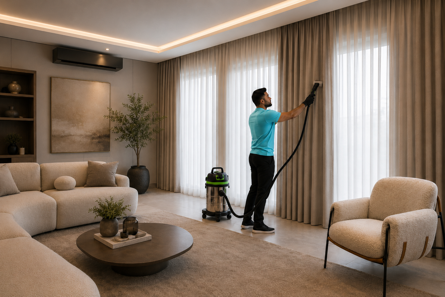 Limpeza de Cortinas